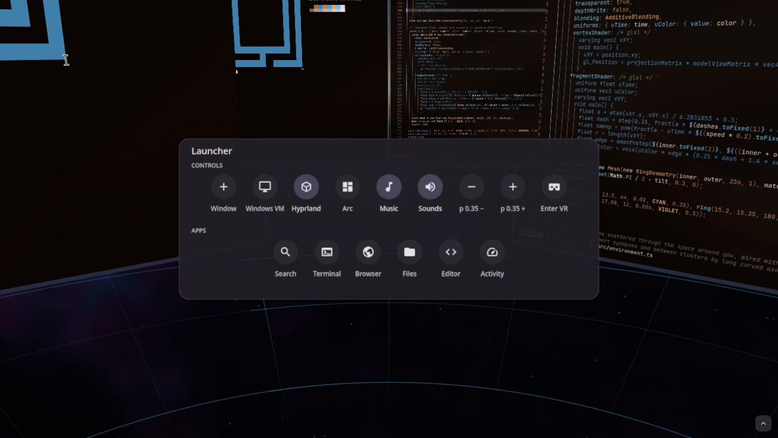 The 3D launcher dock